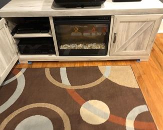 Console with Fire Pit!!