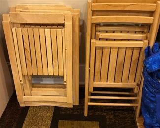 Wood Folding Chairs