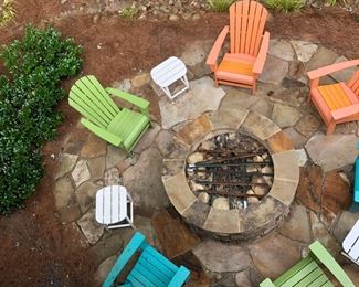 Poly wood Adirondack Chairs and Tables