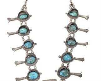 43 Spectacular Silver Squash Blossom Necklace