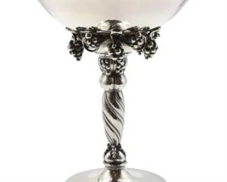70 Exquisite Jensen Grapevine Sterling Compote 18 ozt