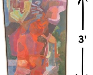 266 Darrell Crisp 20th C American, Oil on Canvas