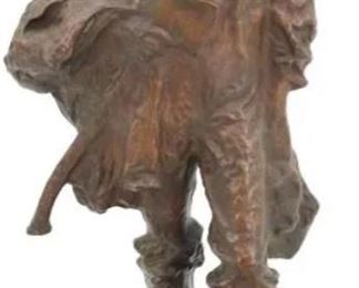 996 Abe Lincoln the Rail Splitter, Bronze Sculpture