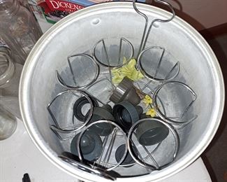 Baby bottle sterilizer with rack