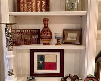 Vintage Wood & Brass Abacus , Vintage International Collectors Library Books