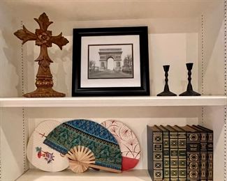 Vintage International Collectors Library  Books, Cross Decor