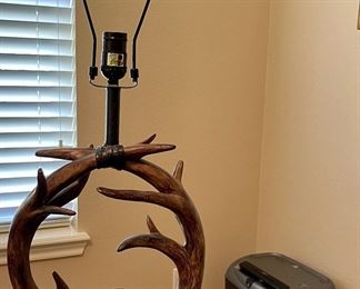 Deer Antler Lamp, Paper Shredder