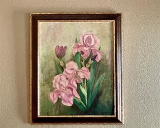 Vintage Original Floral Painting