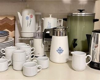 Vintage Coffee Pot Collection, Corning, Westbend and more