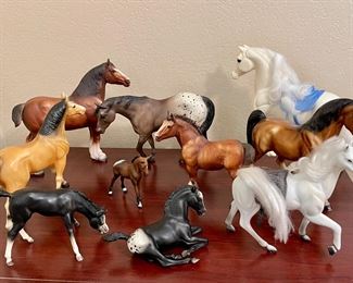 Vintage Breyer Toy Horse Figures