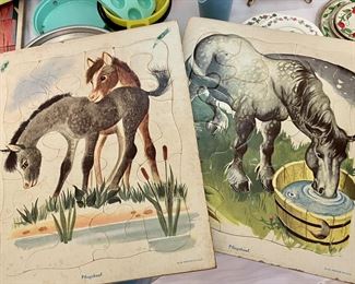 Vintage Playskool Puzzles