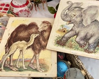 Vintage Playskool Puzzles