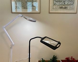 LIghted Magnifying Glass Lamps