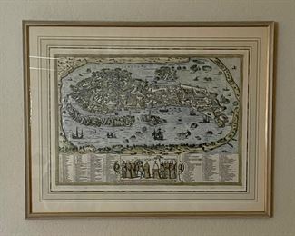 Map of 1572 Venice by Georg Braun
Venetian Lagoon