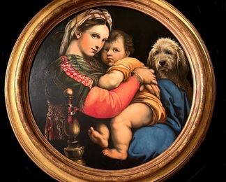 1g.Kathleen Gilje Madonna of the Chair, 1996 Oil on Panel