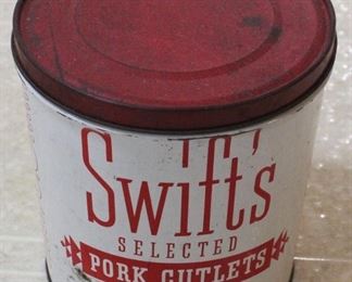 36 - Swift's Metal Can 6" x 6"
