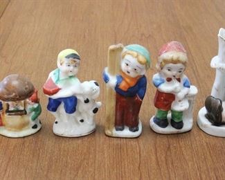 53 - 6 pc. Occupied Japan Figures 3"+ tall
