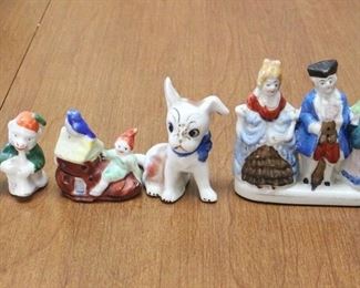 63 - 6 pc. Occupied Japan Figures 3"+ tall
