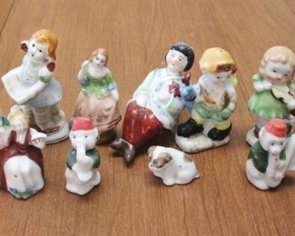64 - 10 pc. Occupied Japan Figures 3"+ tall
