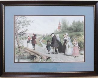 77 - Framed Print 23" x 30"
