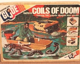 124 - 1975 G.I. Joe Coils of Doom Empty Box Box only
