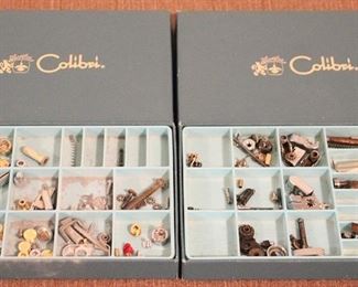 127 - 2 Boxes of Colibri Lighter Parts
