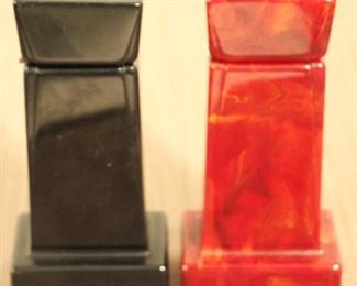 129 - Pair of Vintage Table Lighters 6" x 2 1/2" x 2"
