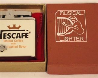 155 - Nescafe Musical Lighter in Original Box
