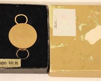 159 - Zippo Atlanta 1996 Lighter and Keychain Set in Box
