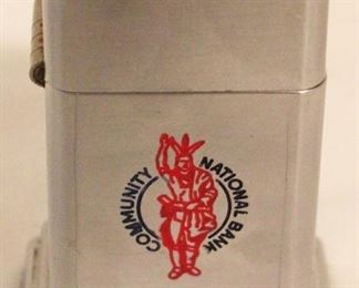 167 - Community National Bank Table Lighter
