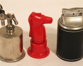 210 - Lot of 3 Vintage Table Lighters
