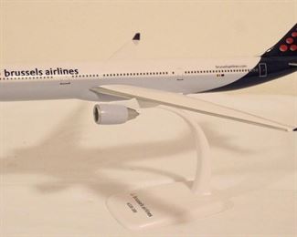 225 - Brussels Airlines Model Plane 12" x 7"
