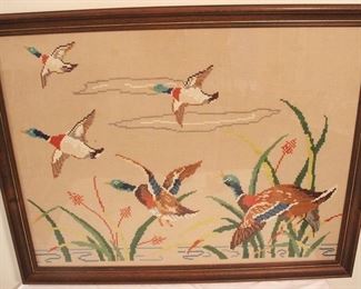 240 - Framed Embroidery 37" x 29"
