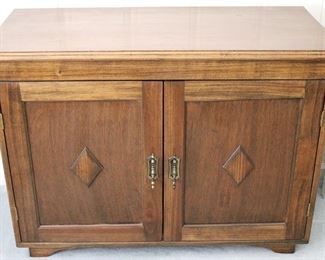 248 - Vintage Wood Cabinet Server 40" x 18" x 30"
