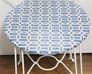 276 - Metal Chair 14" x 14" x 23 1/2"
