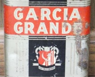281 - Garcia Grande Tobacco Tin 5 1/2" tall
