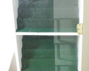 287 - Wood Cabinet 18" x 12" x 67"
