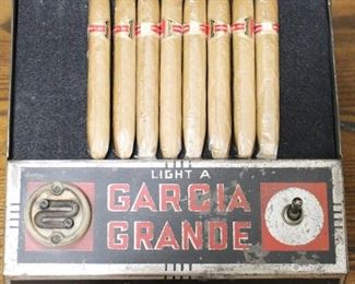 285 - Garcia Grande Cigars Store Display 9" x 10" x 7"
