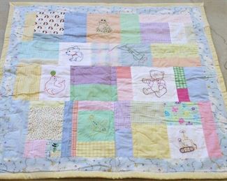 313 - Baby Quilt 36" x 34"
