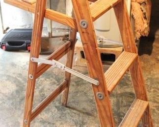 327 - Wood Ladder 4 feet tall
