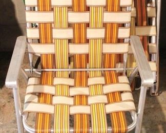 329 - Lot of 4 Vintage Aluminum Folding Chairs
