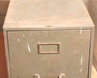 333 - Metal File Cabinet 25" x 14" x 12"
