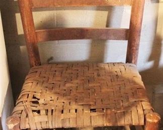 332 - Antique Chair 16" x 16" x 36"
