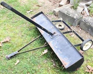 356 - Garden Plow (As is/Broken Wheel) 41" x 38"
