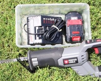 381 - Porter Cable Sawzall with Battery and Charger
