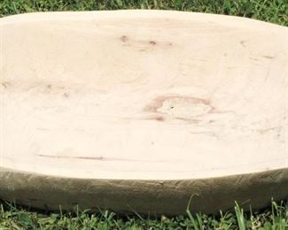 395 - Wood Dough Bowl 22" x 12"
