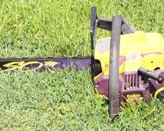 397 - Poulan 50th Anniversary Chainsaw 32" long
