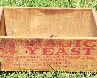 403 - Magic Yeast Wood Box 5 1/2" x 9" x 3 1/2"
