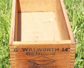 406 - Walworth Wood Box 14" x 6" x 5"
