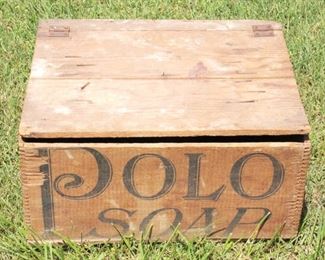 409 - Polo Soap Wood Box 18" x 15 1/2" x 9"
